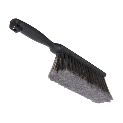 SPARTA Flo-Pac - Cepillo de contador, cepillo de banco, cepillo para escoba con cerdas marcadas para mostradores, pisos y chimenea, 8 pulgadas, gris