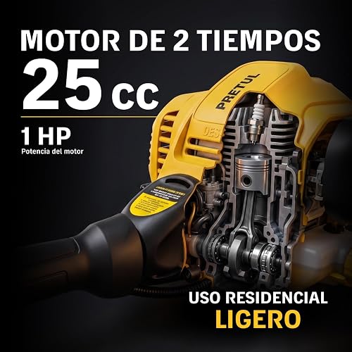 Pretul DES-25P, Desbrozadora a gasolina 25 cc mango "D", 17" corte