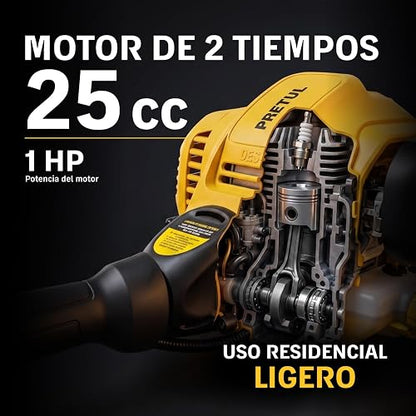 Pretul DES-25P, Desbrozadora a gasolina 25 cc mango "D", 17" corte