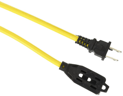 Keer Extensión Eléctrica de Uso Rudo 30 m, Amarilla - 15 m 7 amps. 2 cond. - Extensión Eléctrica