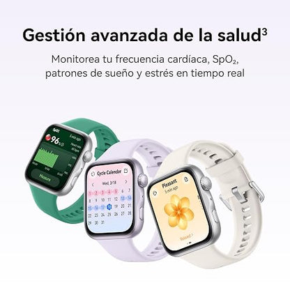 HUAWEI Watch FIT 5 Smartwatch con GPS, Verde | Hasta 10 días de batería, Miniejercicios, Gestión Avanzada de la Salud, Monitor de frecuencia cardíaca, SPO₂, iOS y Android