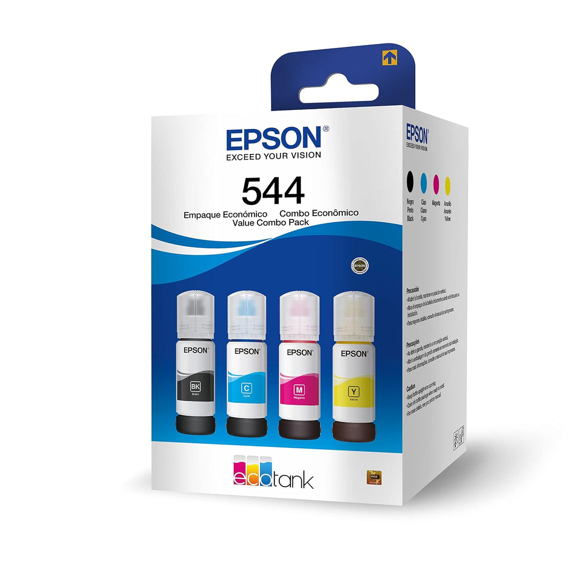 Epson T544 - Kit de Botellas de Tinta Original de 4 Colores