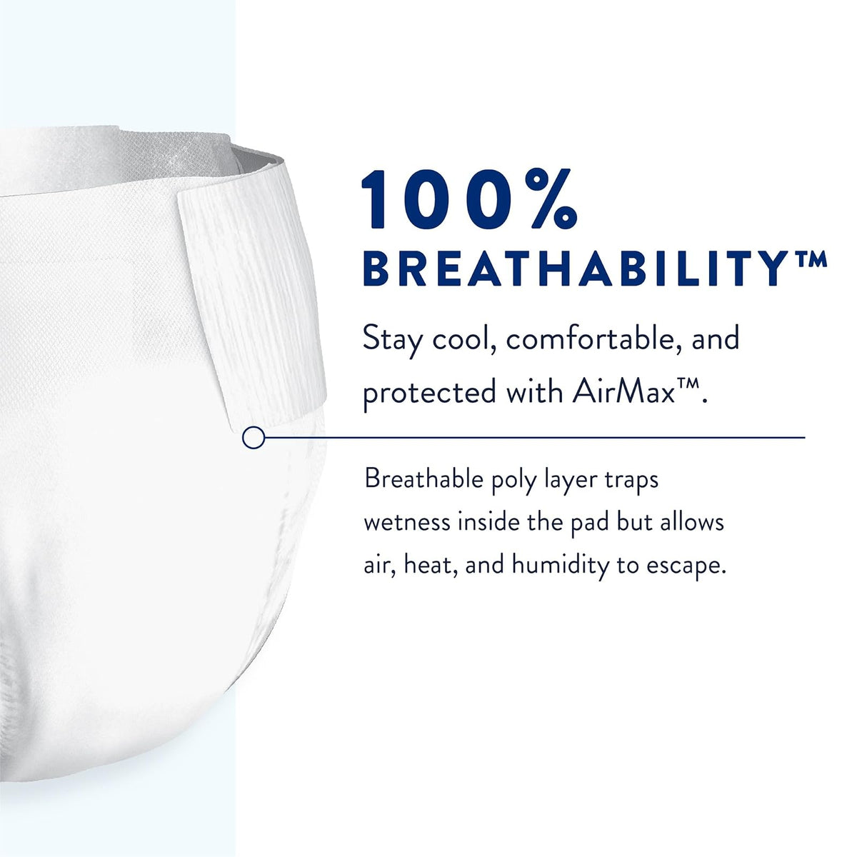 Prevail Breezers 360 Incontinence Briefs, Ultimate Absorbency, Size Two, 72 Count