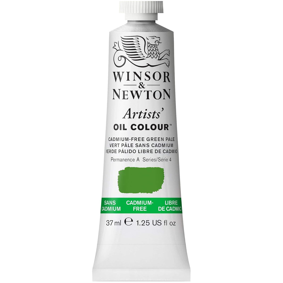 Winsor & Newton Pintura al Óleo 37 ml, Libre de Cadmio - 37-ml Tube - Verde