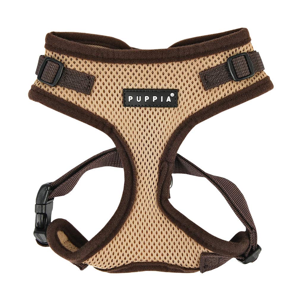 Puppia Arnés RiteFit para Perro con Cuello Ajustable - X-large - Beige