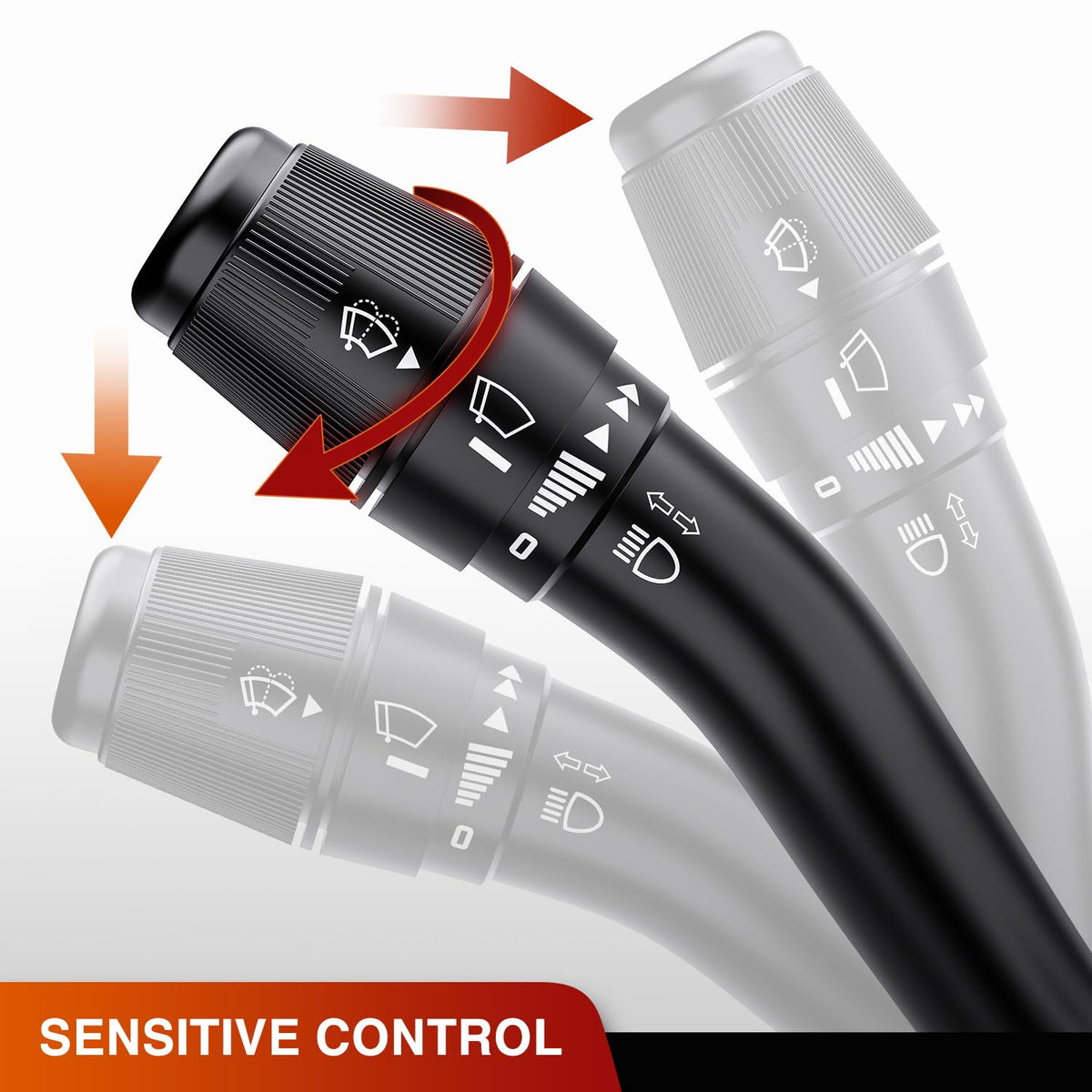 Nilight Interruptor de señal de giro compatible con Ford F150 F-150 F-250 F-350 F-450 F-550 Super Duty F650 F750 Lincoln Blackwood Combinación de limpiaparabrisas garantía garantía