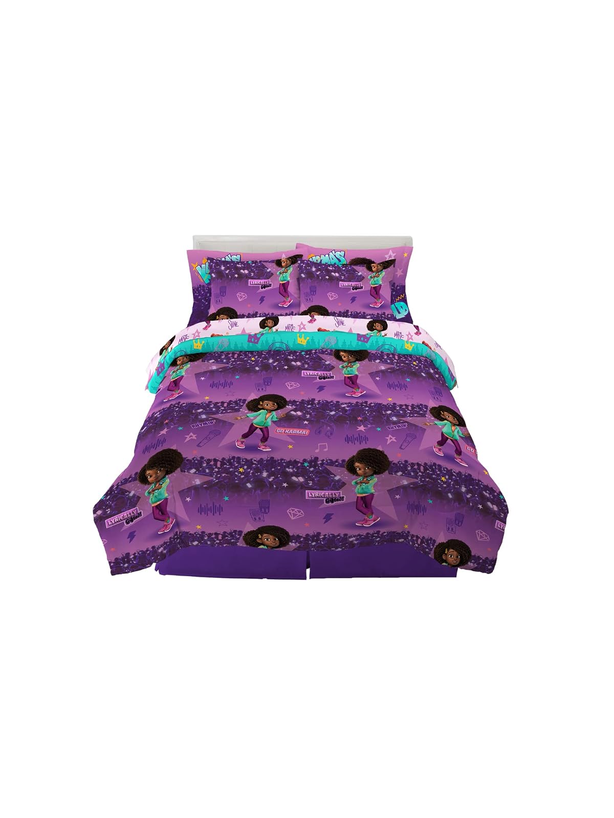 Franco Pokémon Juego de Ropa de Cama, 7 Piezas, Tamaño Matrimonial - 7 Piece Full Size - Mundo del Karma