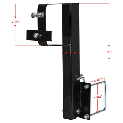 Quick Products JQ-HHD-1005 Deluxe Folding Universal RV Tire Carrier
