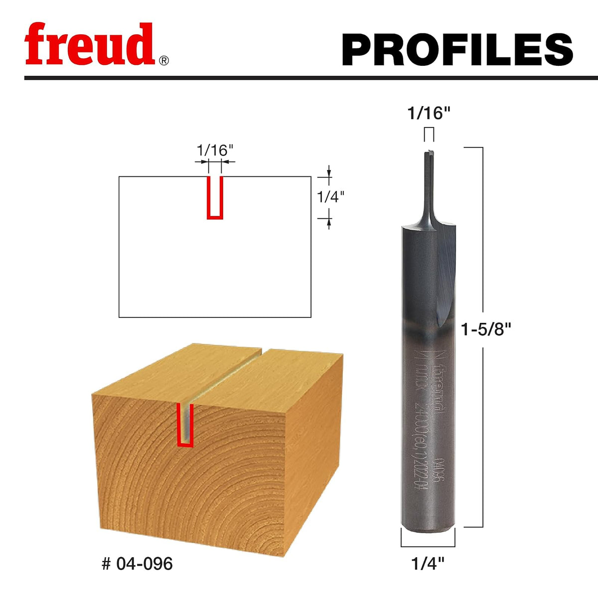 Broca recta de doble flauta 1.57 mm diámetro, 04-096, Broca recta de doble filo de 1/16" diámetro x 1/4" con vástago de 1/4", Revestimiento rojo Perma-Shield®