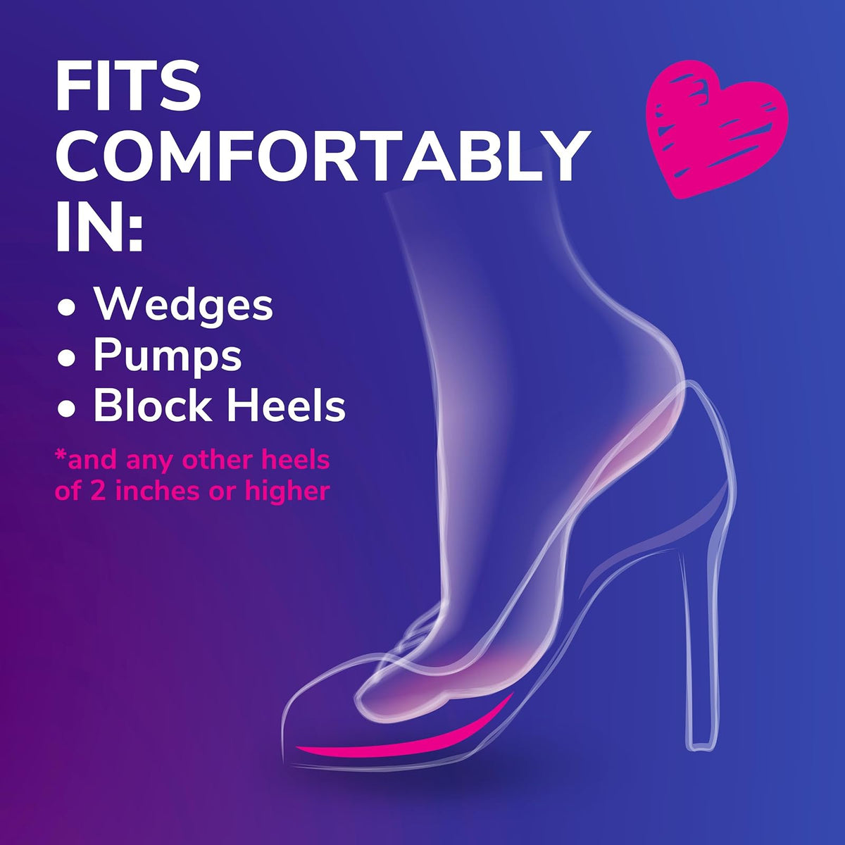 Dr. Scholl's BALL OF FOOT Cushions for High Heels (One Size) // Relieve and Prevent Ball of Foot Pain with Discreet Cushions that Absorb Shock and Make High Heels more Comfortable, New Packaging