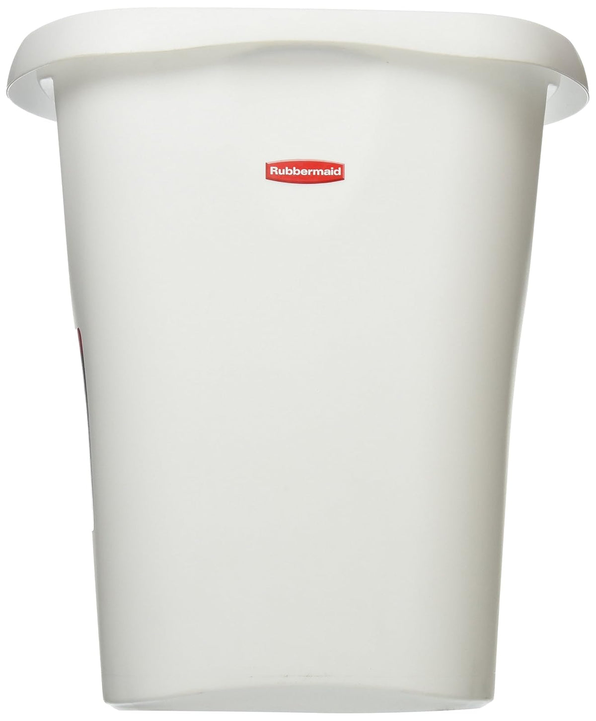 Rubbermaid – Cesto Rectangular sin Tapa que se Ajusta junto al Inodoro y Dentro de Gabinetes, Bote con Borde Reforzado que Sujeta la Bolsa, Capacidad de hasta 11 L, Blanco FG5L5100WHT