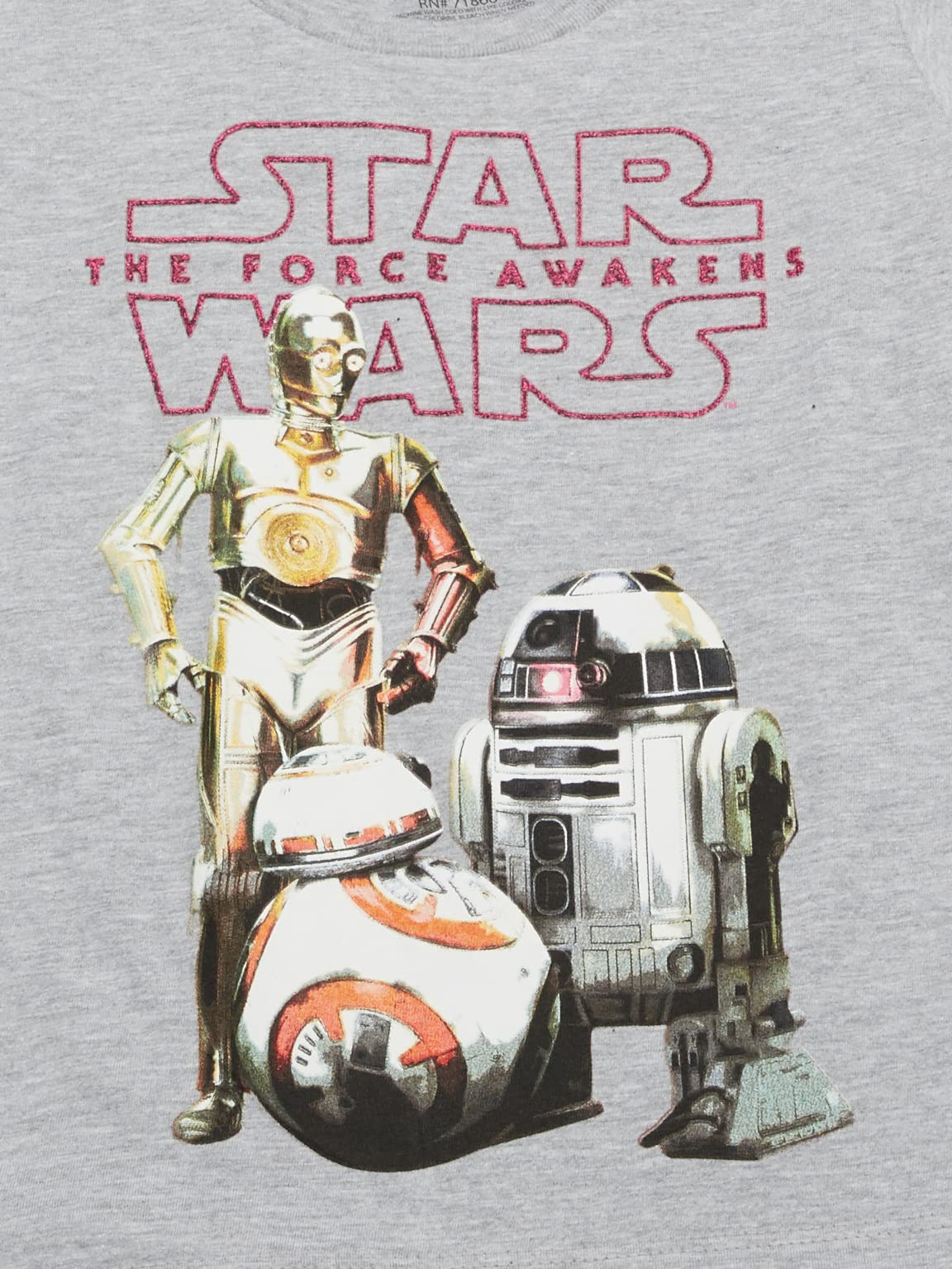 STAR WARS - Playera clásica para niña, Paquete de 3