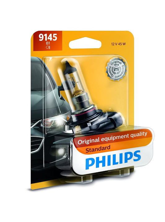 Philips Lámpara Halógena Anti Neblina Frontal Estándar de Repuesto 9145B1, Transparente