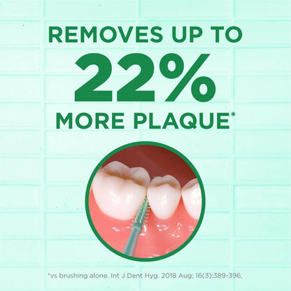 GUM Soft-Picks Comfort Flex, púas dentales fáciles de usar para limpiar los dientes, cepillos interdentales desechables con práctico estuche de transporte, púas dentales recomendadas por dentistas