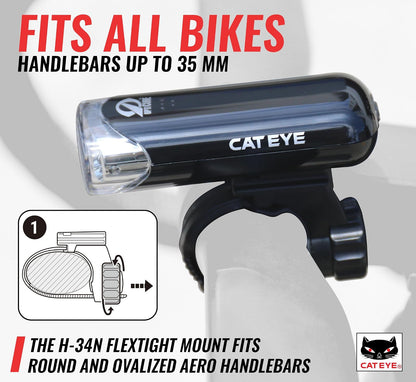 CATEYE, HL-EL135 - Faro de Seguridad LED para Bicicleta
