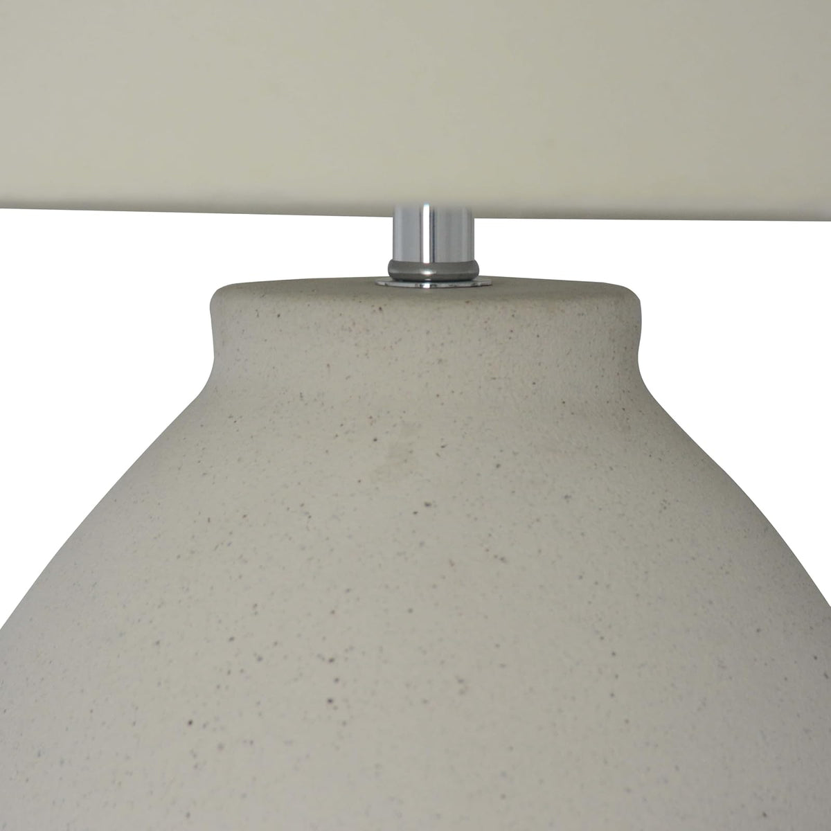 Luzerna CM-0205 Lámpara De Mesa Fagu Chica, Color Escarcha Mate, 1 Unidad