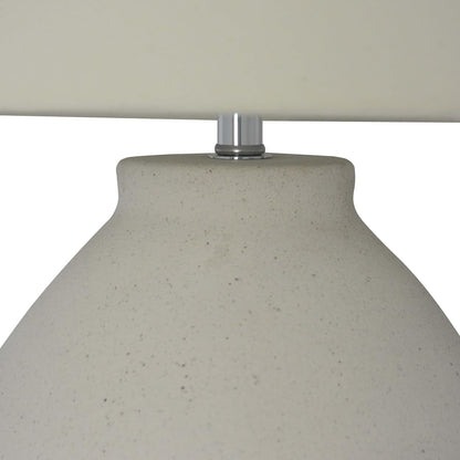 Luzerna CM-0205 Lámpara De Mesa Fagu Chica, Color Escarcha Mate, 1 Unidad
