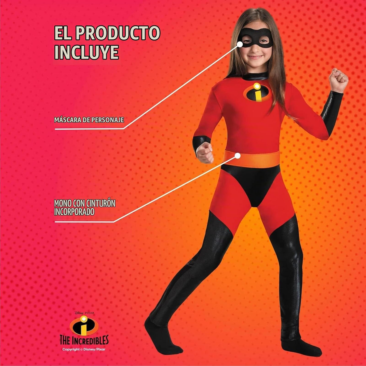 Disguise - Los Increíbles 2 Violet Classic Child Sm 4-6x