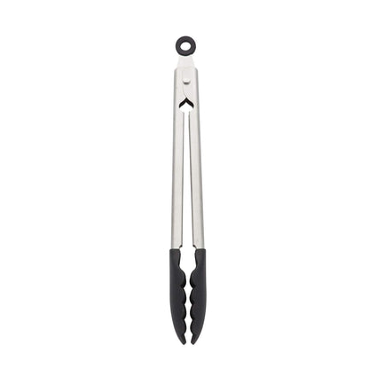 KitchenAid KO094OHOBA Pinzas gourmet de acero inoxidable, 10.83 pulgadas, ónix negro