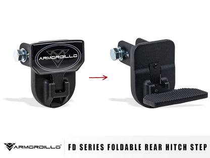 ARMORDILLO Escalón Plegable FD Clase 3 Receptor 2" Negro