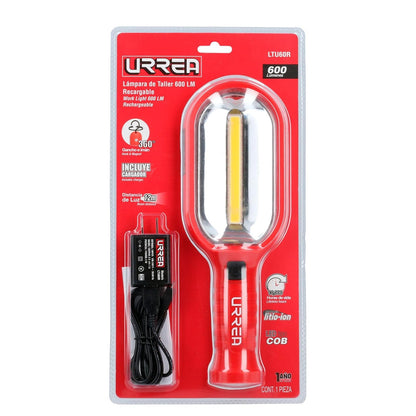 Urrea LTU60R Lámpara de LED para taller recargable de 600 lm