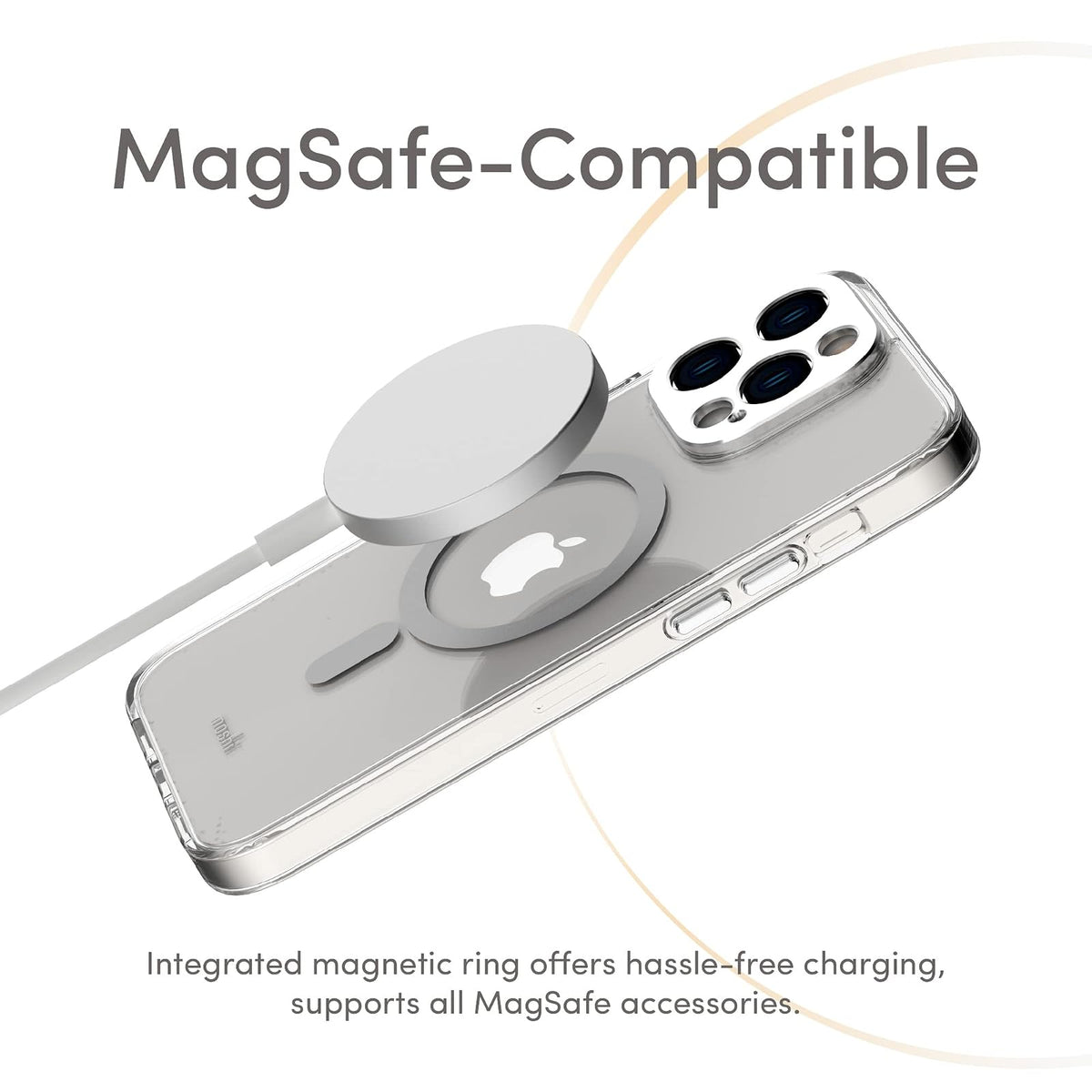 Funda Moshi de policarbonato (MagSafe) para iPhone 14 Pro MAX (Negro)