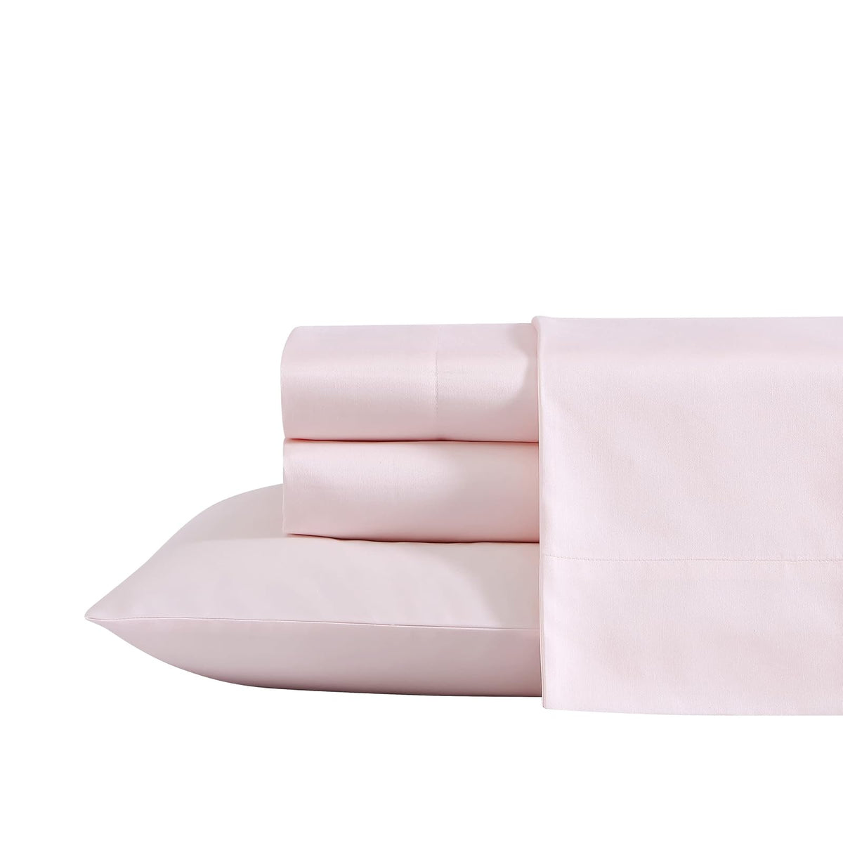 Laura Ashley - Juego de sábanas Queen con Fundas de Almohada para recámara | Sábana bajera ajustable de algodón y satén totalmente elástica, ajuste seguro de bolsillo profundo, fácil cuidado