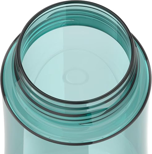 THERMOS FUNTAINER - Botella de hidratación de plástico de 16 onzas con boquilla, color aguamarina