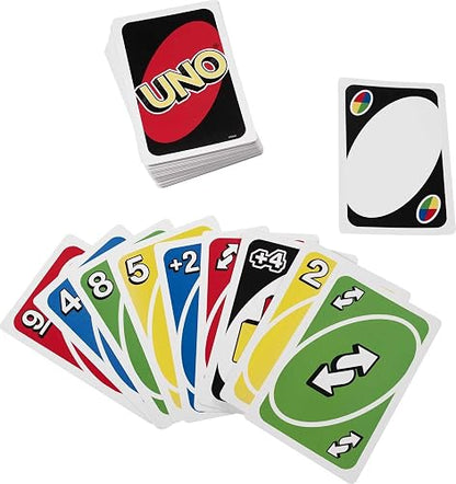 UNO Juego de Cartas Gigante con Cartas para Personalizar para niños de 7 años en adelante