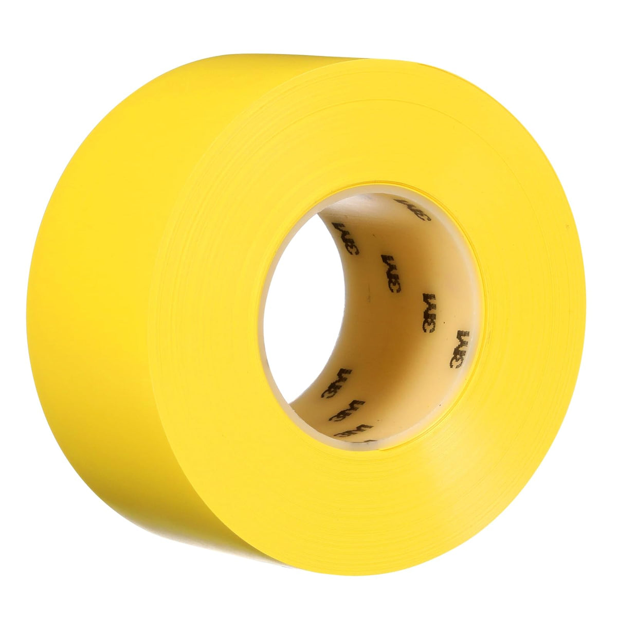 3M - Cinta de marcado de piso duradera 971, amarillo, 3 x 36 yardas, 17 mil, vinilo resistente, ideal para áreas de alto tráfico, codificación de colores, color vibrante, eliminación limpia