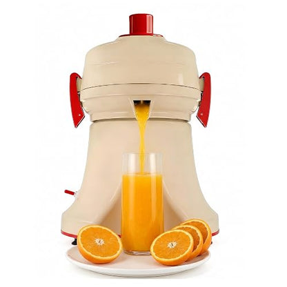 Extractor de Jugos y Exprimidor de Cítricos Turmix Color Beige con Rojo, Modelo 179-1023-V