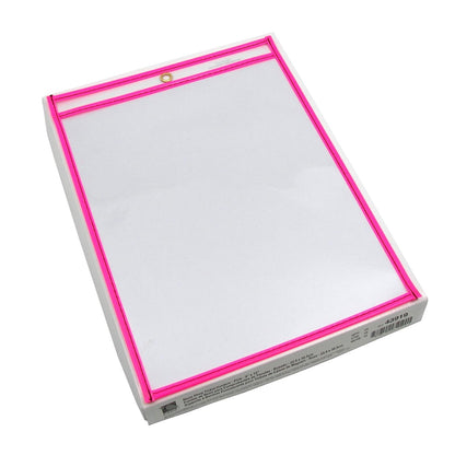 C-Line - Soporte para billetes de tienda (22,8 x 30,5 cm), color neón, Rosado, Box of 15
