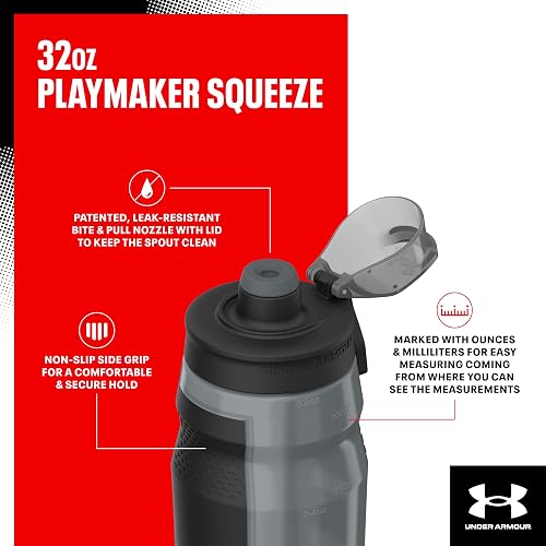 Under Armour Botella de agua De Entrenamiento Unisex, Blanco, Unitalla