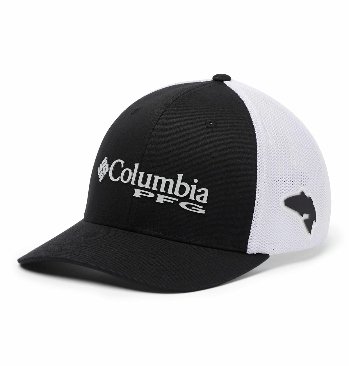 Columbia Gorra de Malla con Logotipo de PFG - Alta Gorra para Unisex Adulto - Negro - - 2XL