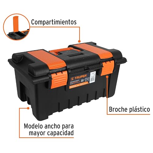 Truper CHA-22NC, Caja para herramienta de 22" con compartimentos