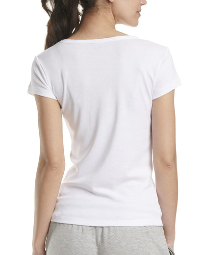 Splendid Camiseta de Manga Corta con Cuello Redondo Camiseta Mujer
