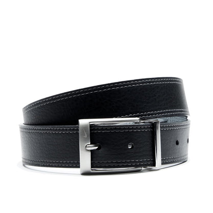 Nike Cinturón clásico reversible para hombre negro/gris