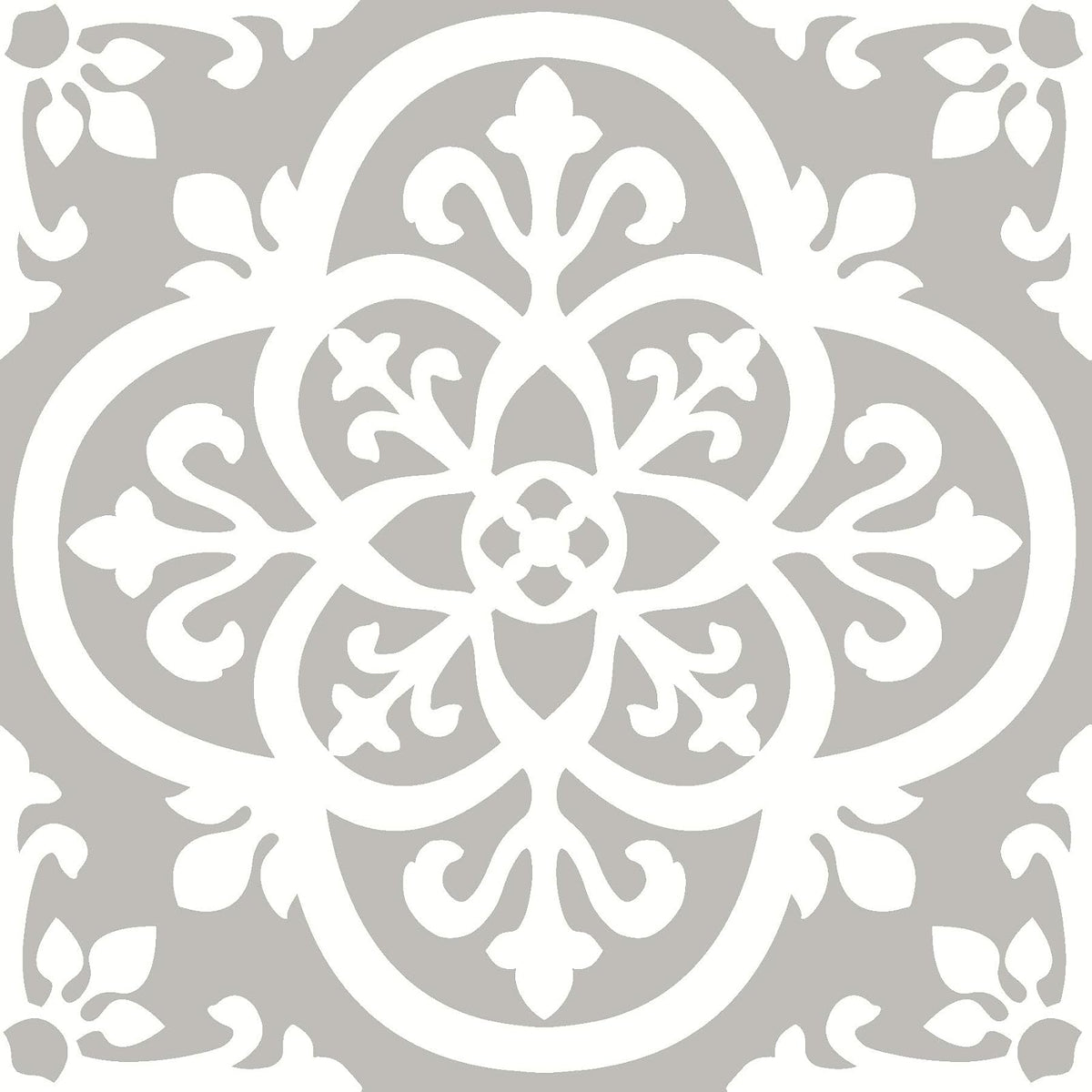 FloorPops FP2942 Medina - Azulejos de piso para despegar y pegar, color gris