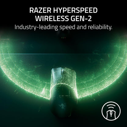 Razer DeathAdder V4 Pro - Mouse inalámbrico para Juegos: 56 g, Ligero, HyperSpeed Wireless Gen-2, Rueda de Desplazamiento óptico, interruptores ópticos Gen-4, Sensor Focus Pro 45K Gen-2, batería de