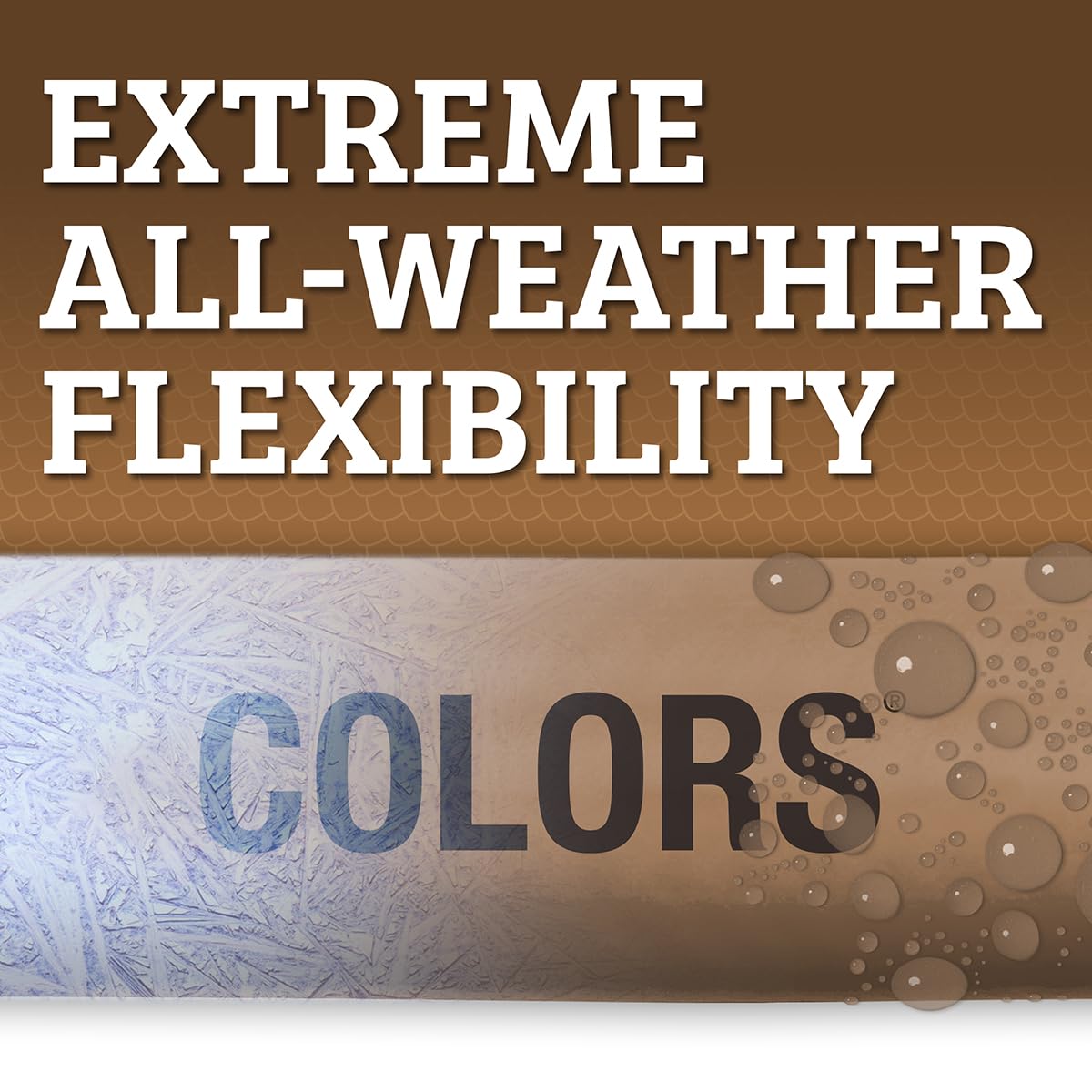 Flexzilla Colors - Manguera de jardín de 5/8 pulgadas x 50 pies, manguera de agua ligera para todo tipo de clima, duradera y flexible, conexiones sin fugas, mantillo café
