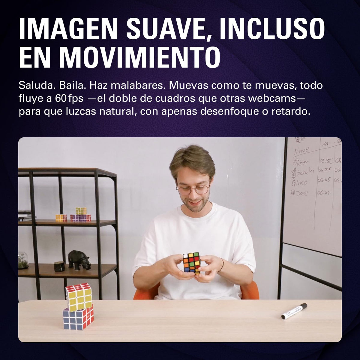 Elgato Facecam 4K, cámara web de estudio 4K60 | Sony-STARVIS-2 - Filtro de lente de 49 mm, sin comprimir, HDR, respetuoso con el medio ambiente, USB-C