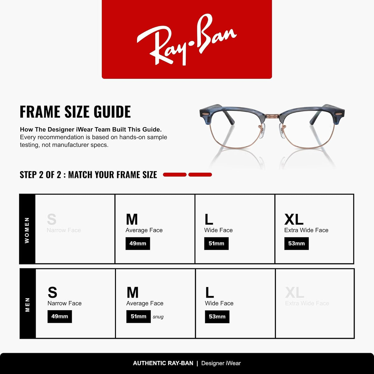 Ray-Ban Rx5154 Clubmaster - Marcos cuadrados para anteojos graduadas para mujer