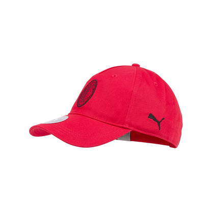 A.C. Milan - ESS Gorra con Visera, Gorra clásica de Verano con Logotipo Oficial, Gorra para Hombre o Mujer, Unisex, Ajustable, Color Rojo