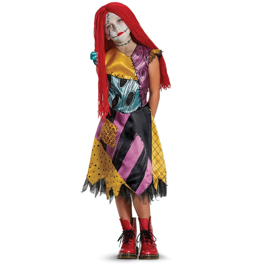 Disguise Disney Sally Nightmare Before Christmas Disfraz de Lujo para niñas, L (10-12)