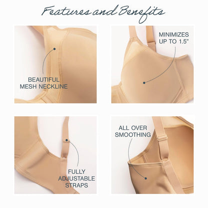 Playtex 18 Hour Smoothing Minimizer Wirefree Bra Us4697 Sujetador reductorMujer