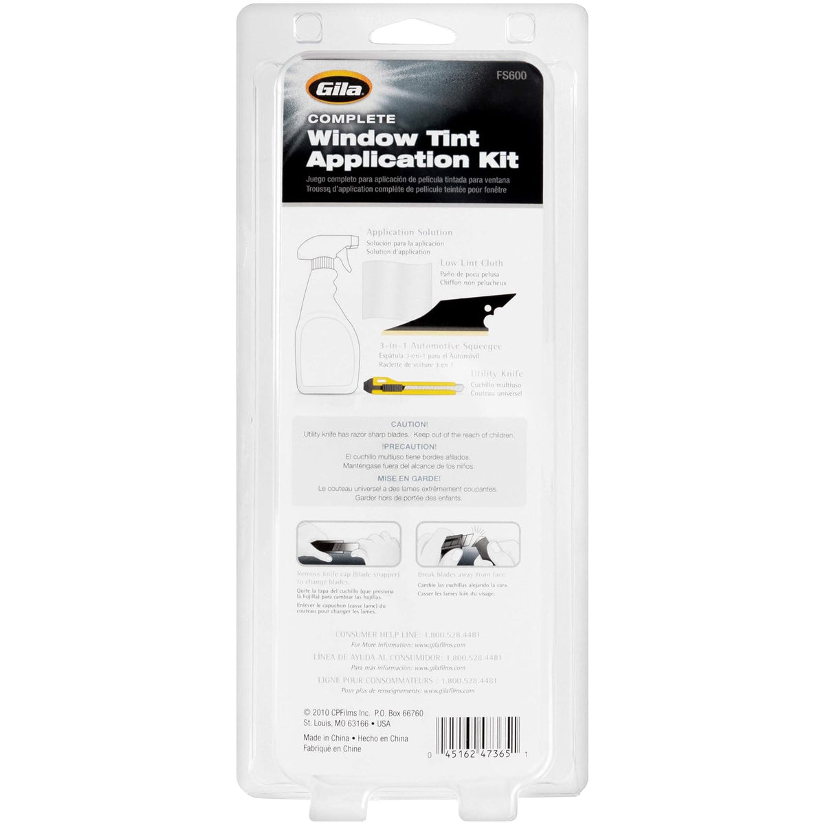 Gila FS600 - Kit Completo de Herramientas para Ventanas