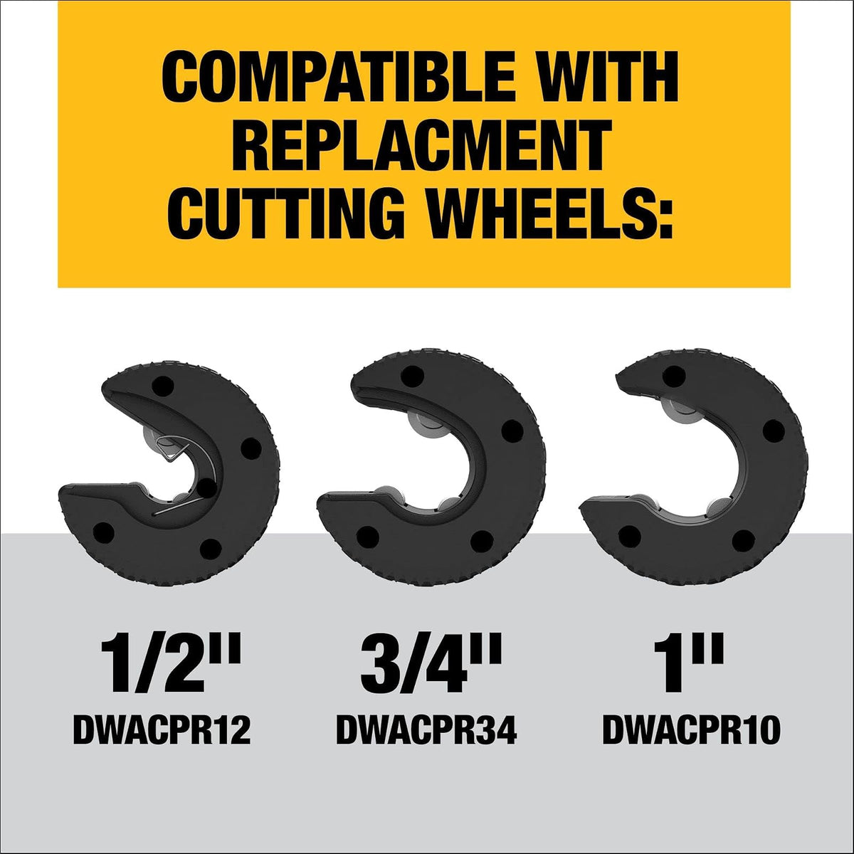 DEWALT Impact Connect Rueda Cortadora de Cobre ½" DWACPR12