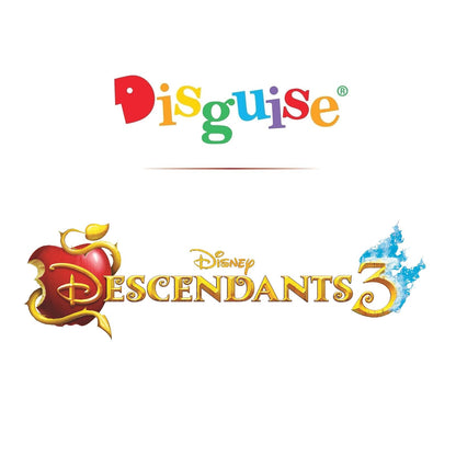 Disfraz de Descendants 3 Mal, con Licencia Oficial de Descendants 3 Disfraz para niñas, M (7-8)