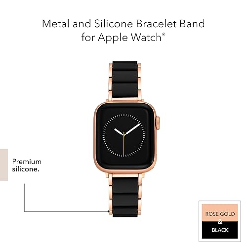 Anne Klein Fashion Chain Bracelet for Apple Watch, Secure, Adjustable