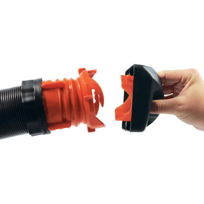 Camco Tapa magnética para Parachoques RV con Ajuste de lengüeta, Cuenta con imanes de neodimio de Alta Resistencia, Paquete de 2 (40312), Negro